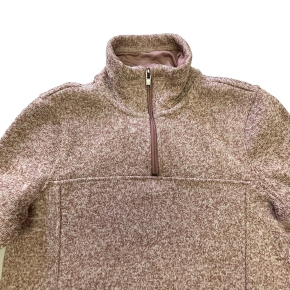 Thread + Supply 1/4 zip fleece with lined front pocket and neck size XS - Picture 2 of 16